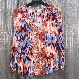 Color Peasant Top